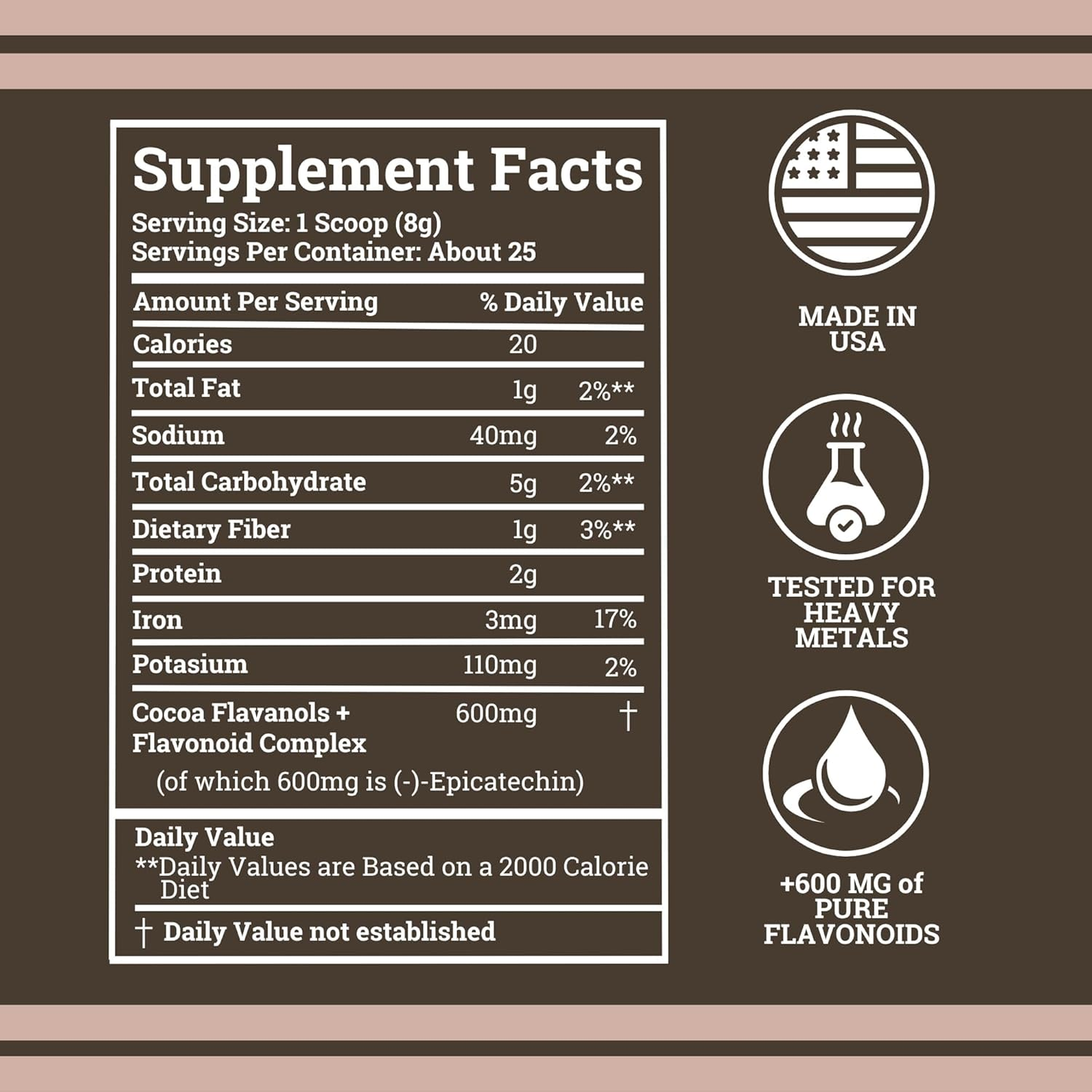 Cocoa 10X Flavanol Energy Blend